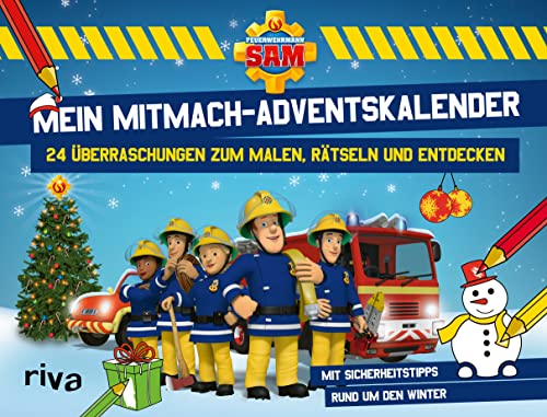 Feuerwehrmann Sam Mein Mitmach Adventskalender 24 Berraschungen Zum
