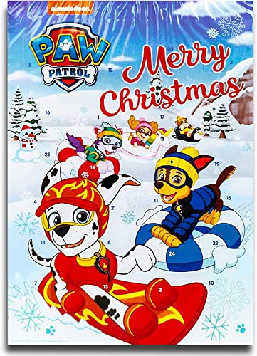 Paw Patrol C Schokoladen Adventskalender Vollmilch Schoko Weihnachts